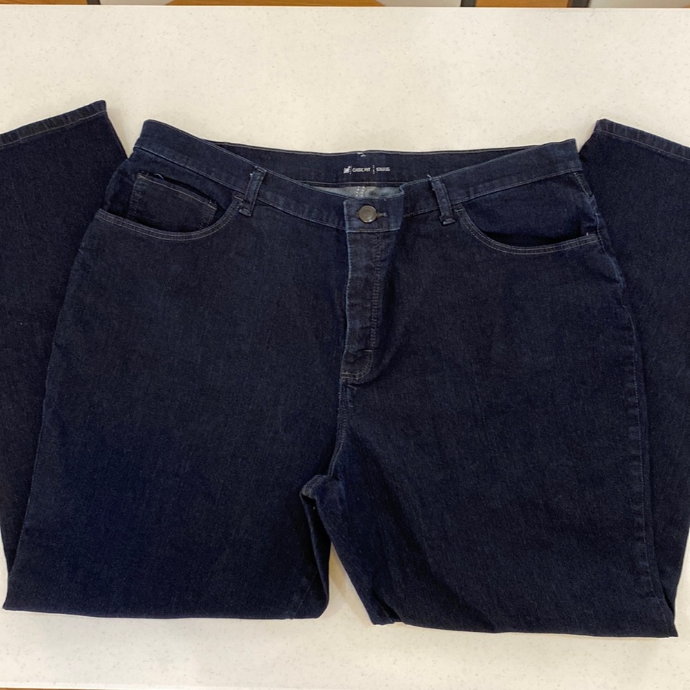Lee Dark Wash Jean Women’s 20W Medium Jeans